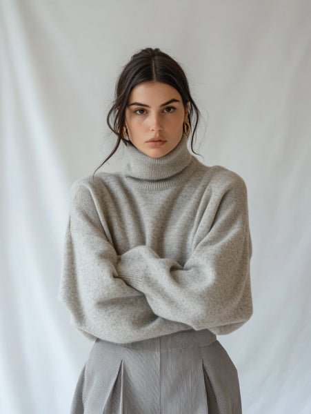 Maze Turtleneck Sweater - maze